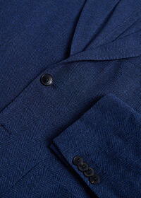 Paul Stuart Cotton Jersey Herringbone Blazer, thumbnail 2