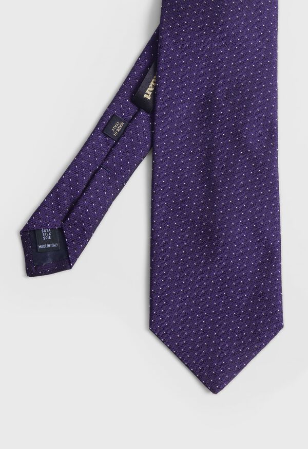 Paul Stuart Woven Silk Micro Pattern Tie, image 1