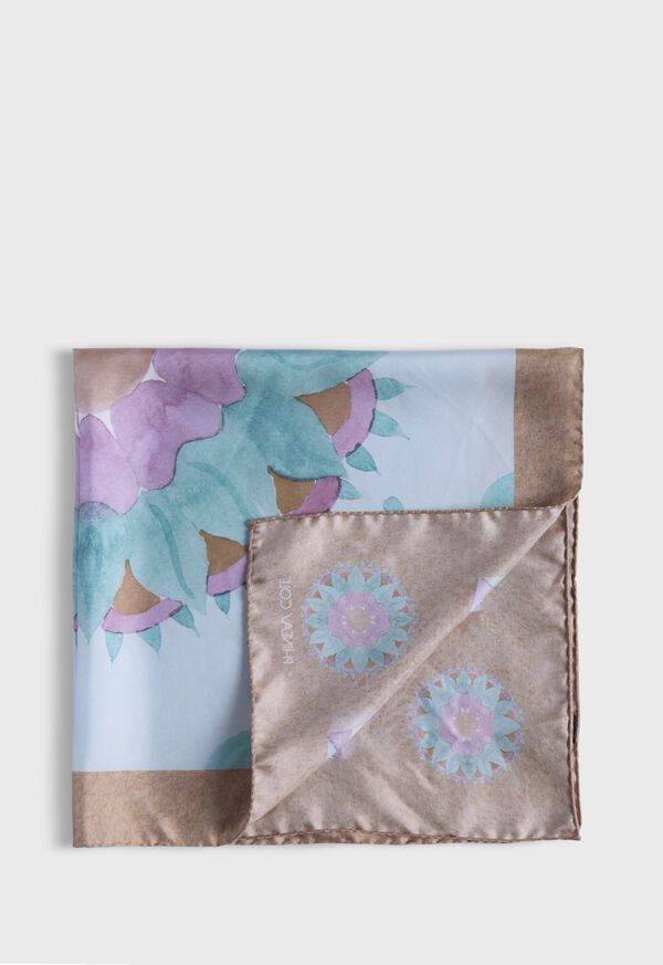 Paul Stuart Silk Starburst Bandana, image 1