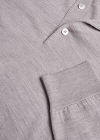 Paul Stuart Long Sleeve Cotton Polo, thumbnail 16