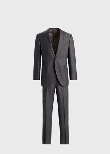 Paul Stuart All Year Super 110s Wool Sharkskin Suit