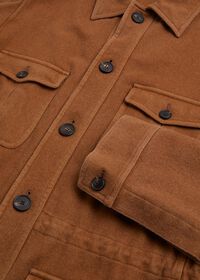 Paul Stuart Garment Washed Cashmere Safari Jacket, thumbnail 4