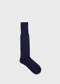 Paul Stuart Cotton Dotted Sock, thumbnail 1