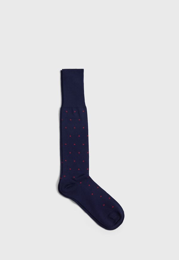 Paul Stuart Cotton Dotted Sock, image 1