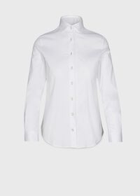 Paul Stuart Button Front Blouse with Novelty Buttons, thumbnail 1