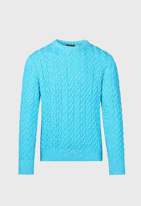 Paul Stuart Cotton Cable Crewneck Sweater, image 1