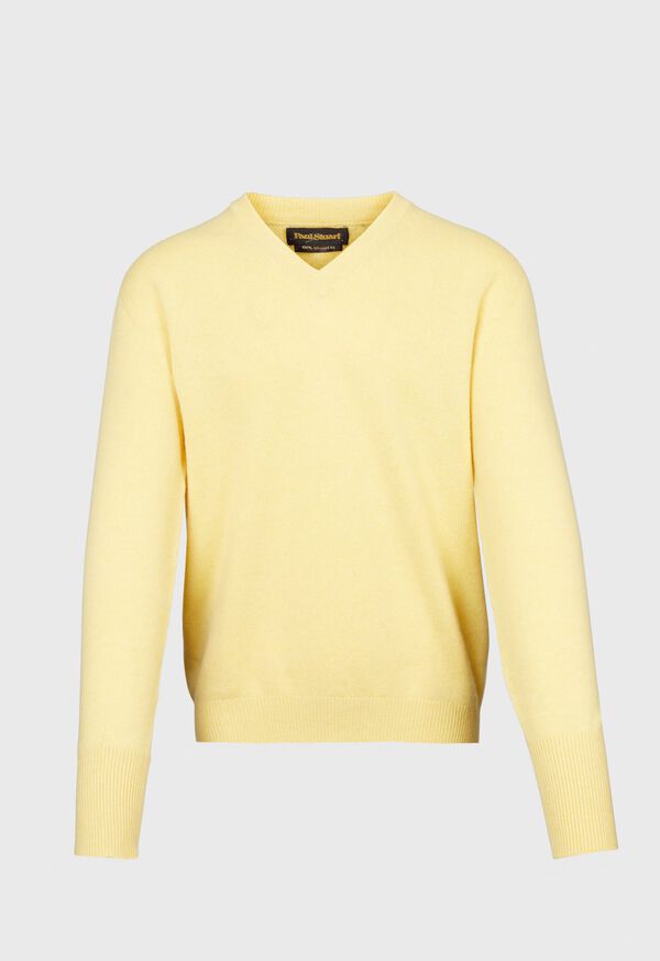 Paul Stuart Classic Cashmere V-Neck Sweater, image 1