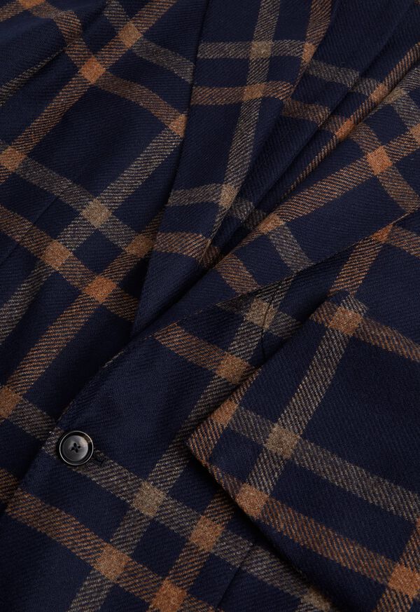 Paul Stuart Tan Windowpane Jacket, image 2