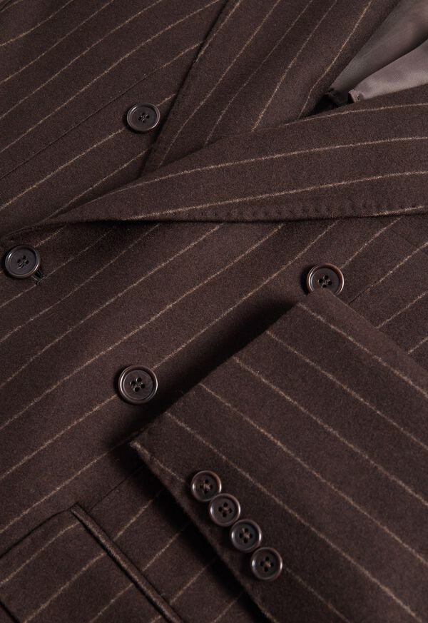 Paul Stuart Chalk Stripe Flannel Suit, image 4