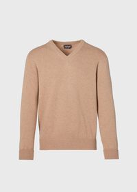 Paul Stuart Classic Cashmere V-Neck Sweater, thumbnail 10