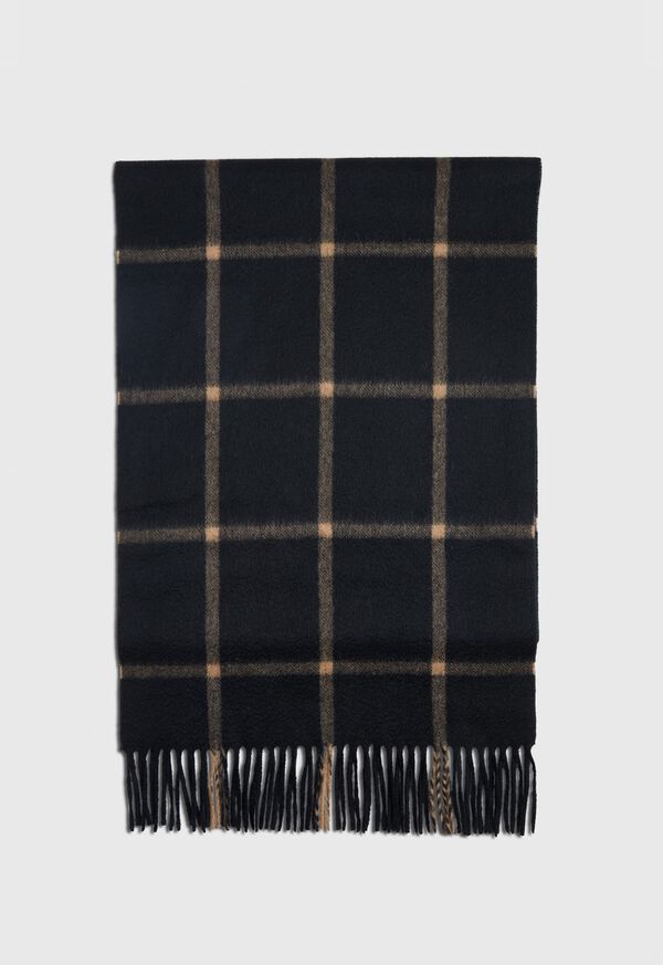 Paul Stuart Windowpane Scarf, image 2