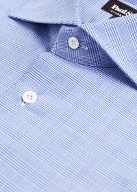 Paul Stuart Navy Glen Plaid Dress Shirt, thumbnail 2