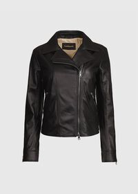 Paul Stuart Nappa Leather Moto Jacket, thumbnail 1