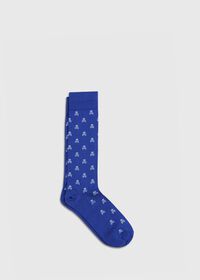 Paul Stuart Skull and Crossbones Motif Sock, thumbnail 1