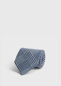 Paul Stuart Printed Silk Glenn Plaid Tie, thumbnail 1