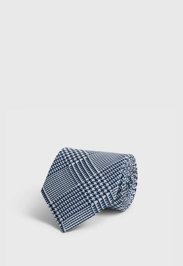 Paul Stuart Printed Silk Glenn Plaid Tie, image 1