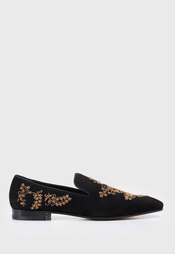 Paul Stuart Memphis Embroidered Formal Slip-On, image 1