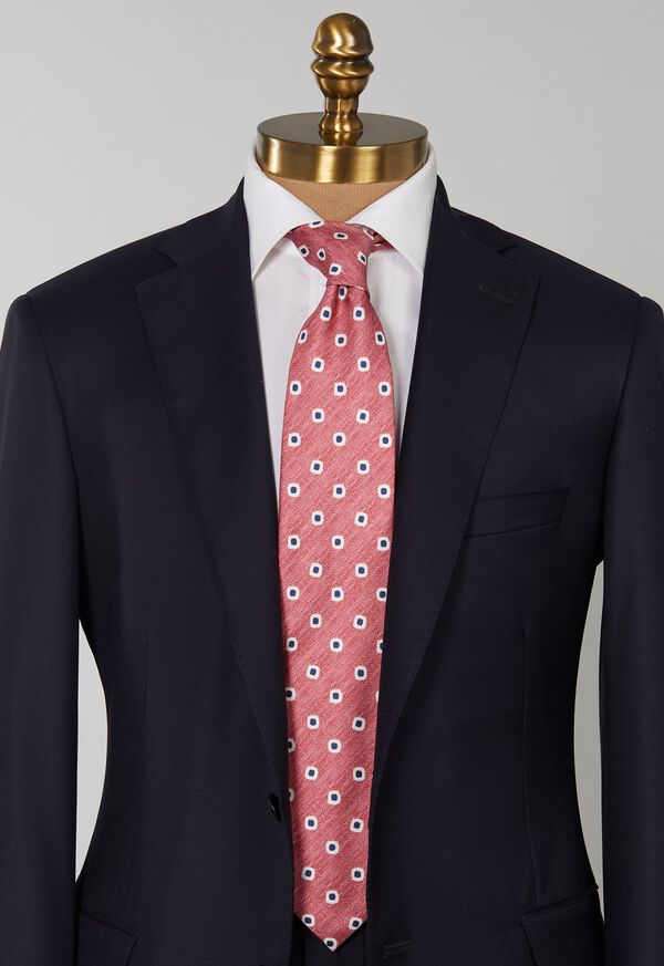 Paul Stuart Tossed Square Print Tie, image 2