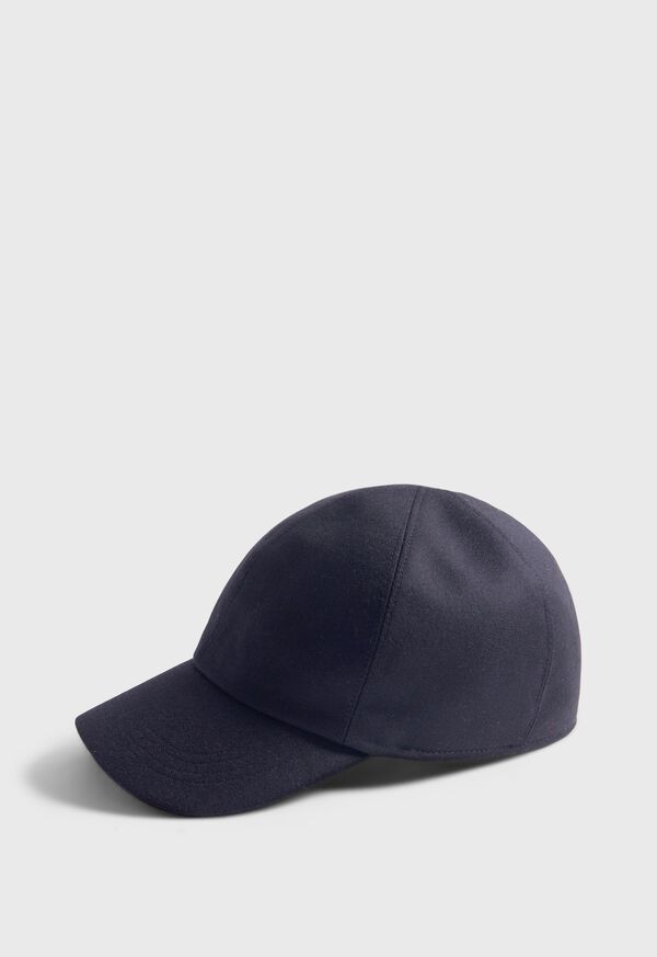 Paul Stuart Wool & Cashmere Flannel Baseball Cap, image 1