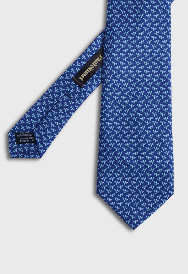 Paul Stuart Printed Silk Dragonfly Tie, image 1