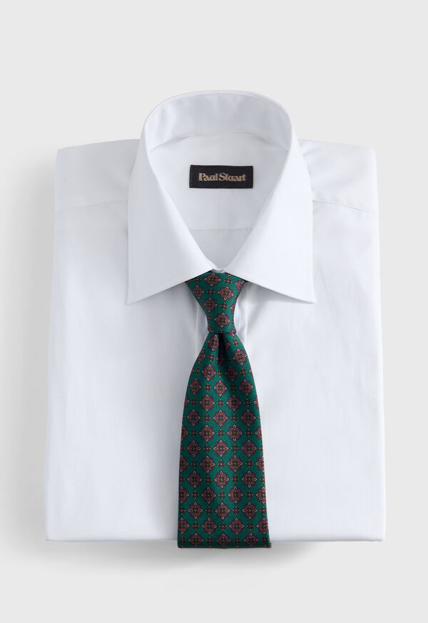 Paul Stuart Silk Medallion Print Tie, image 2