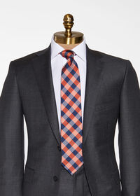 Paul Stuart Oxford Check Silk Tie, thumbnail 2