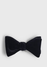 Paul Stuart <div>Stretch Velvet Blunt Edge Bow Tie</div>, thumbnail 1