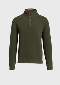 Paul Stuart Button Mock Neck Sweater, thumbnail 1