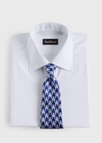 Paul Stuart Woven Silk Houndstooth Tie, thumbnail 2