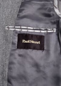 Paul Stuart Grey Solid Cashmere Sport Jacket, thumbnail 3