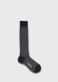 Paul Stuart Wool Blend Herringbone Sock, thumbnail 1