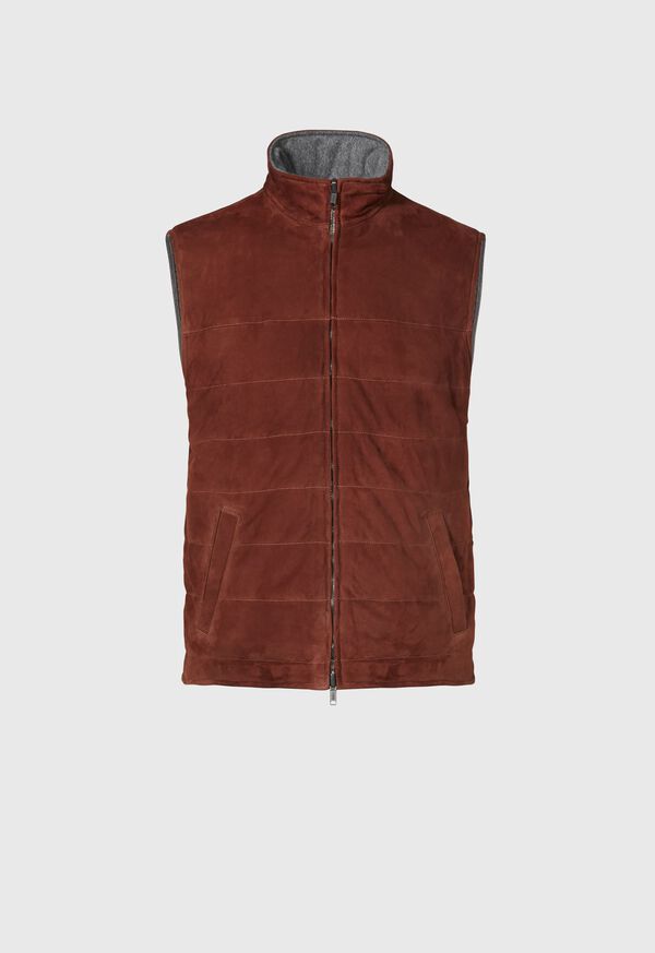 Paul Stuart Lambskin Reversible Vest, image 1