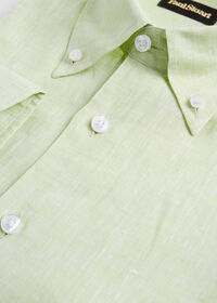 Paul Stuart Linen Button-Down Collar Sport Shirt, thumbnail 2