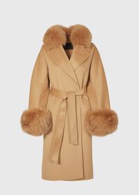 Paul Stuart Double Face Wrap Coat, thumbnail 1