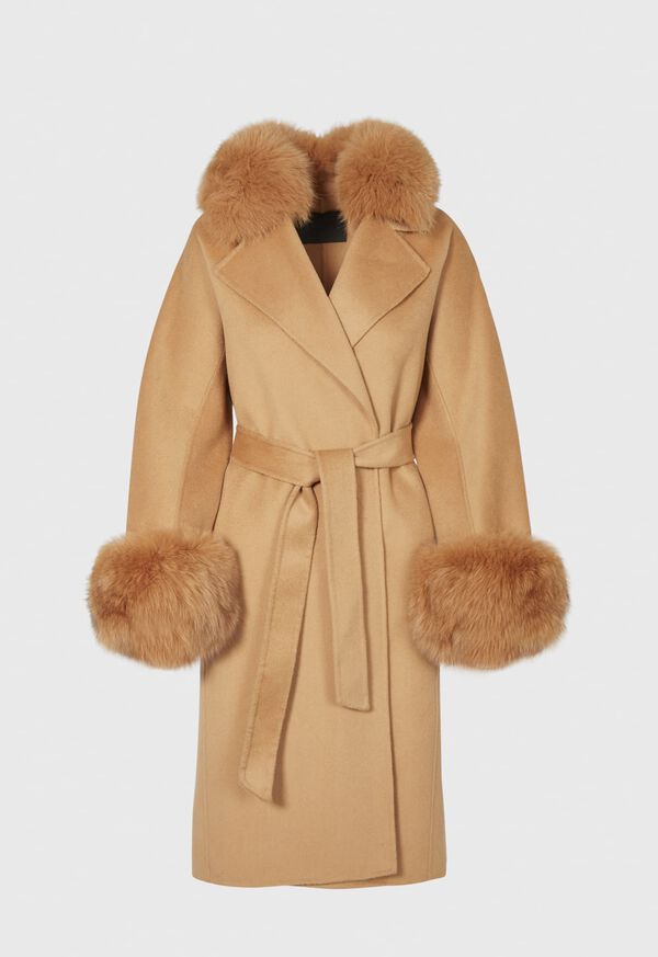 Paul Stuart Double Face Wrap Coat, image 1