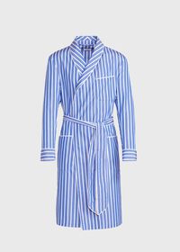 Paul Stuart Awning Stripe Cotton Robe, thumbnail 1