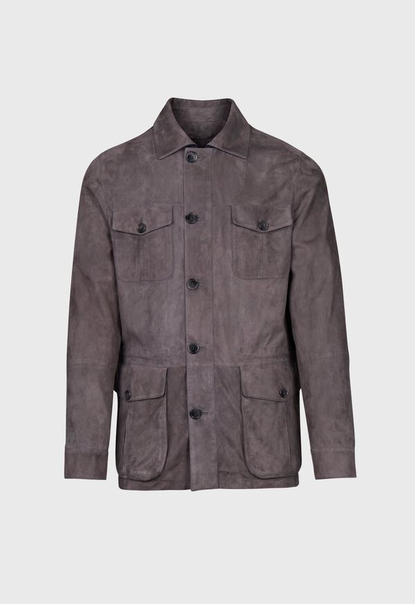 Paul Stuart Suede Safari Jacket, image 1