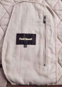 Paul Stuart Quilted Suede Vest, thumbnail 4