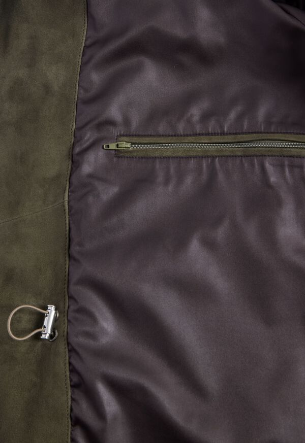 Paul Stuart Olive Suede Field Jacket, image 3