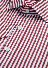Paul Stuart Dark Red Bengal Stripe Dress Shirt, thumbnail 2