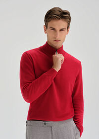 Paul Stuart Essential Cashmere Quarter Zip Sweater, thumbnail 2
