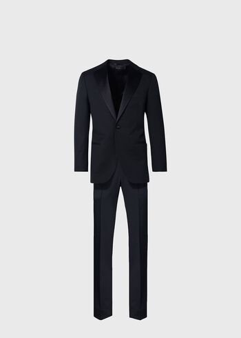 Paul Stuart Wool Tuxedo with Satin Notch Lapel