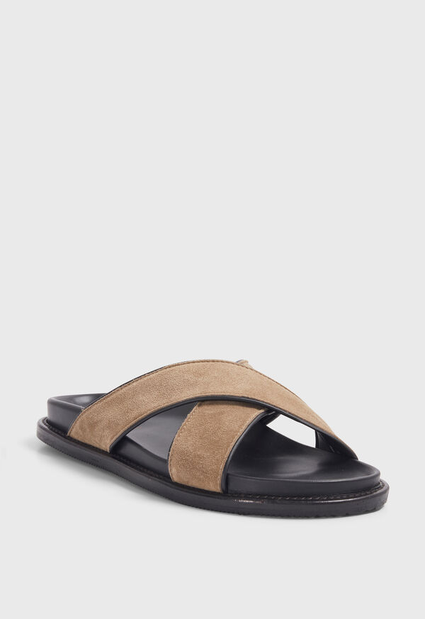 Paul Stuart Punta II Suede Crossover Slide, image 2