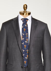 Paul Stuart Hunting Scene Silk Tie, thumbnail 3