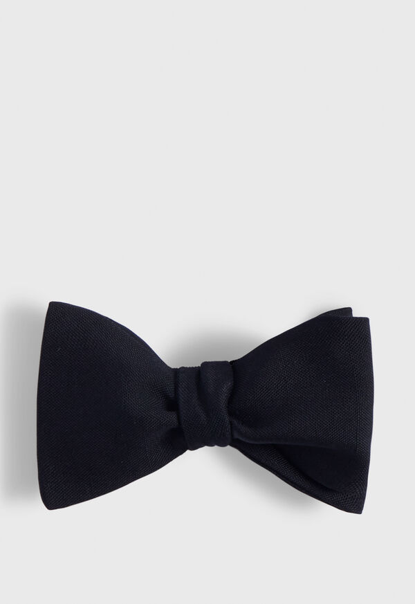 Paul Stuart Silk Solid Shantung Bow Tie, image 1