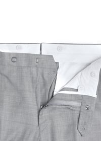 Paul Stuart Grey 100% Wool Birdseye Suit, thumbnail 5