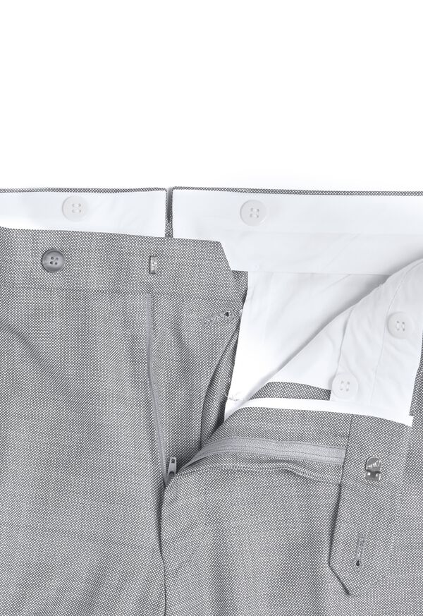 Paul Stuart Grey 100% Wool Birdseye Suit, image 5