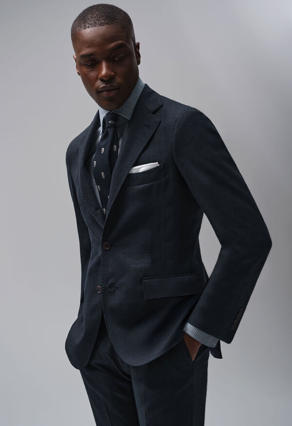 Paul Stuart Tonal Plaid Three-Button Wool Suit, image 11