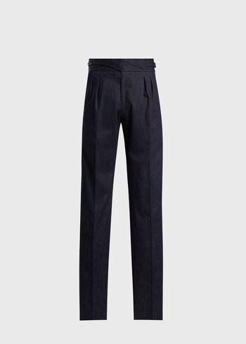 Paul Stuart Pleated Denim Gurkha Pant