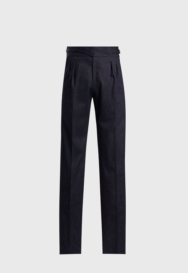 Paul Stuart Pleated Denim Gurkha Pant, image 1